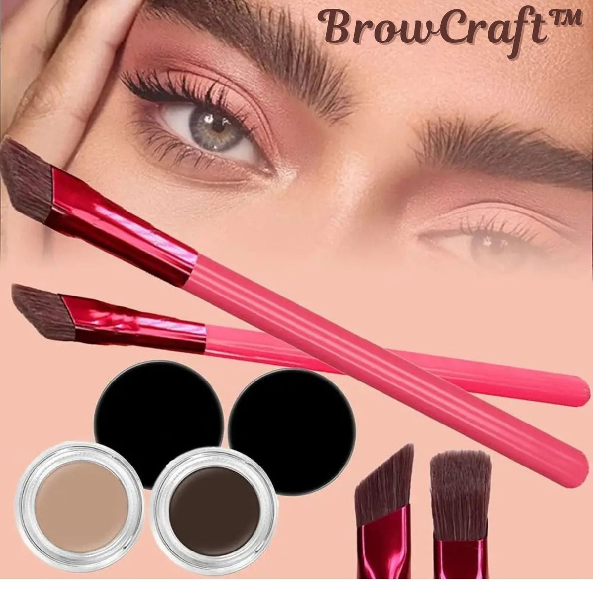 Augenbrauenbürste für Damen | Natürlicher Microblading-Effekt zuhause | Ultrafeine Borsten, wasserfest & langanhaltend 1
