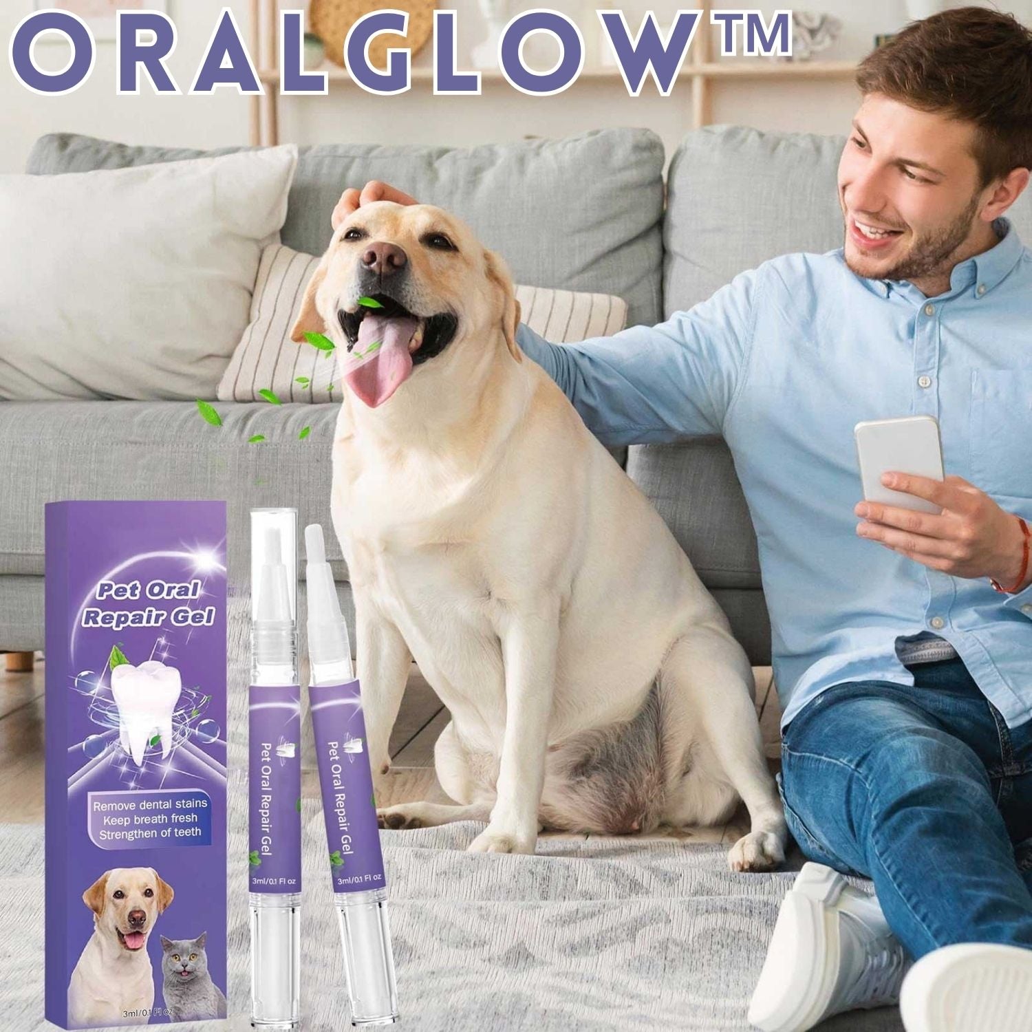 1+1 Gratis | OralShine™ – Zahnpflege-Gel für Haustiere