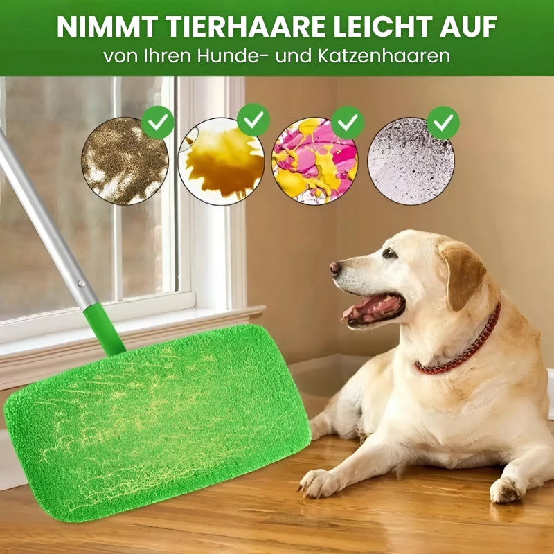 2+2 Gratis | MopClean™ – Wiederverwendbare, umweltfreundliche Mopp-Köpfe