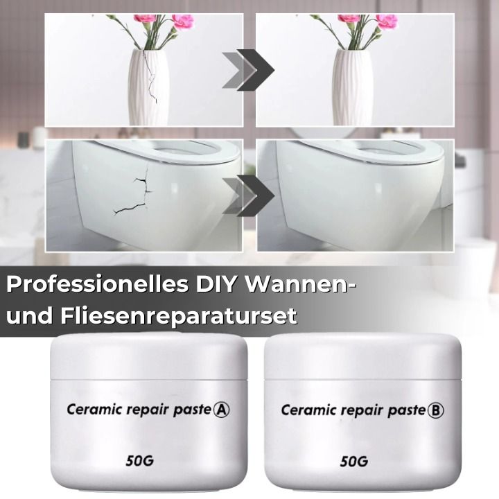 1+1 Gratis | CeraSoluti – Reparaturpaste für Keramikfliesen