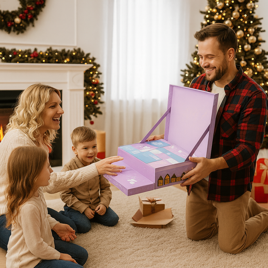 Adventskalender Bastelset DIY | 24 Boxen mit täglichen Bastelideen | Kreative Überraschung für die ganze Familie 3