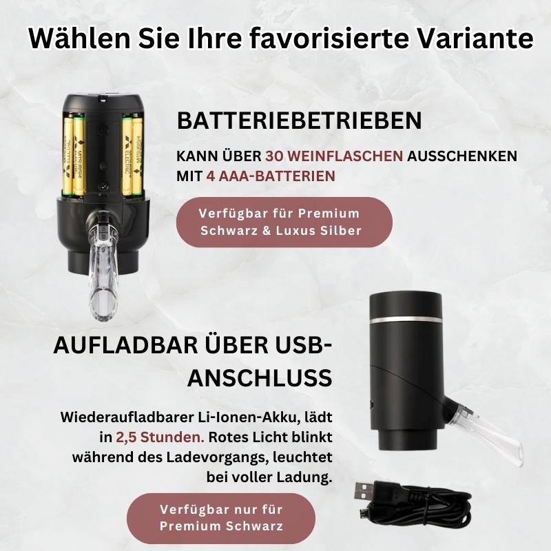 AeroBlend™ - Weinbelüfter, Aufbewahrung und Spender in einem!