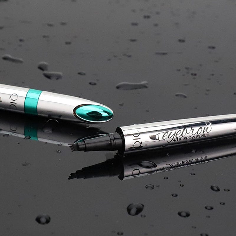 Augenbrauenstift für Damen | 4-fach Gabelspitze mit Microblading-Effekt | Wasserfest, langanhaltend, 2er-Set für alle Hauttöne 14
