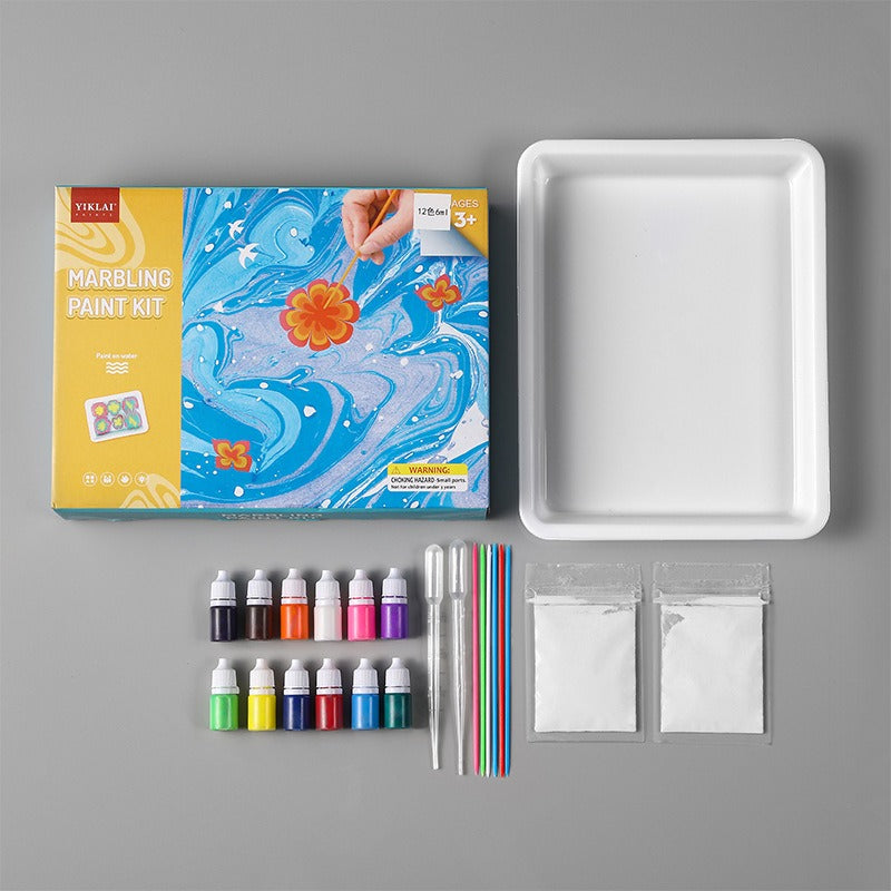 MarblingSet™ - Entfalten Sie Ihre Kreativität mit dem Aquarell-Marmorierset