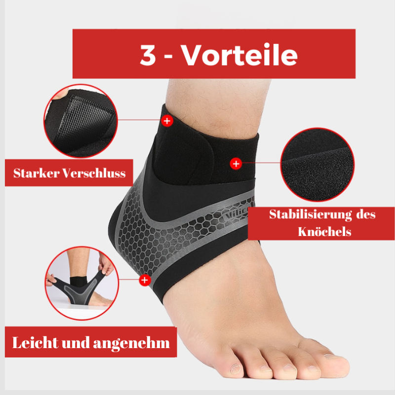 AnkleGuard™ - Sprunggelenk aktive Schutzbandage Set (Links und Rechts)