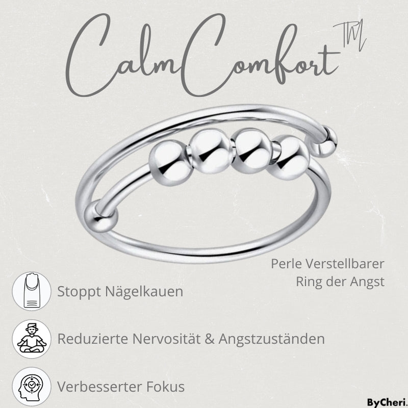 1+1 Gratis | CalmRing™ - Verstellbarer Angstring Stressabbau mit Stil und Gelassenheit