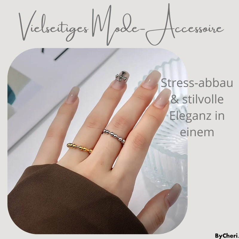 1+1 Gratis | CalmRing - Verstellbarer Angstring Stressabbau mit Stil und Gelassenheit