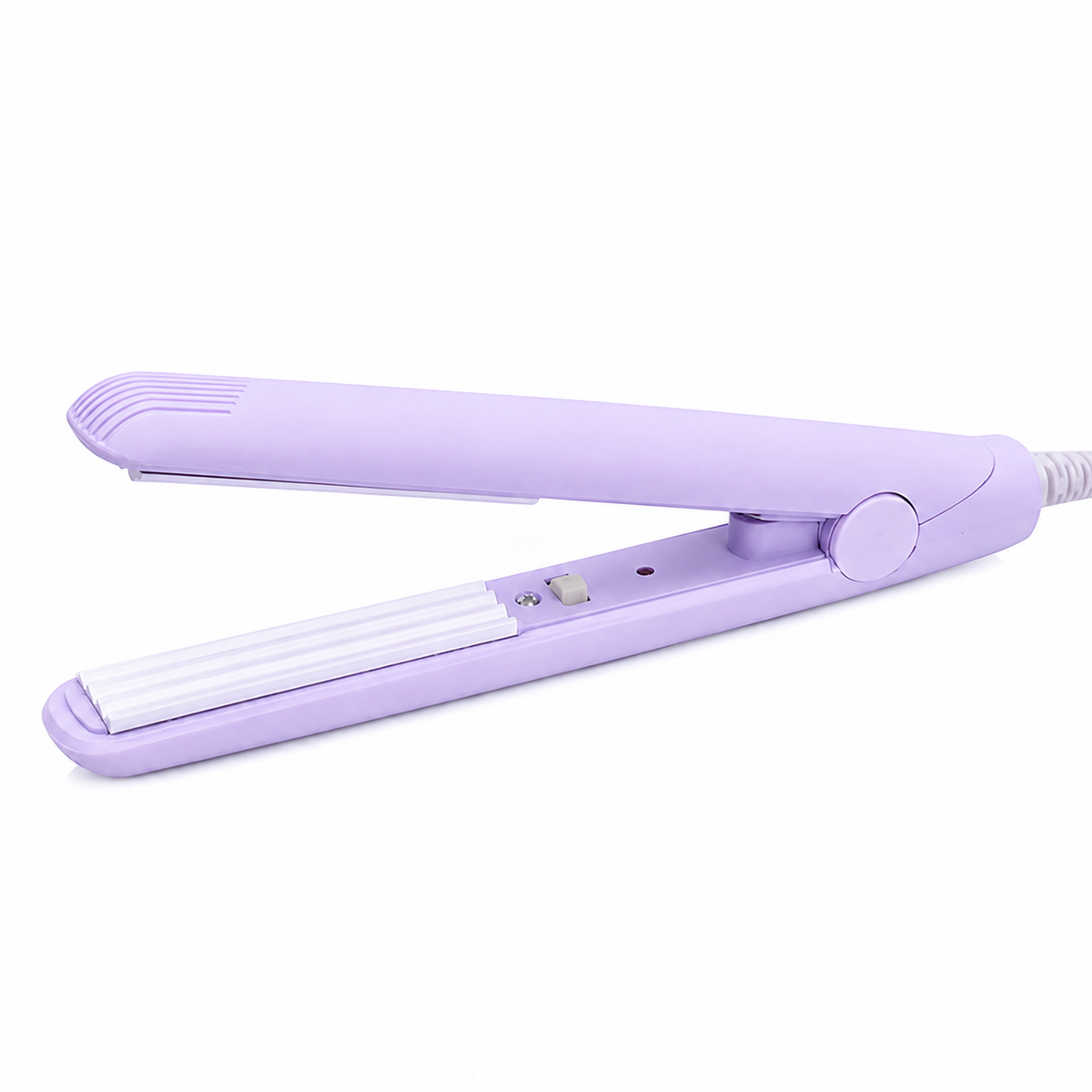 Mini-Lockenstab & Glätteisen 2-in-1 aus Keramik | 190°C konstante Temperatur, Reisegröße 16,5 cm | Für Locken & glattes Haar 7