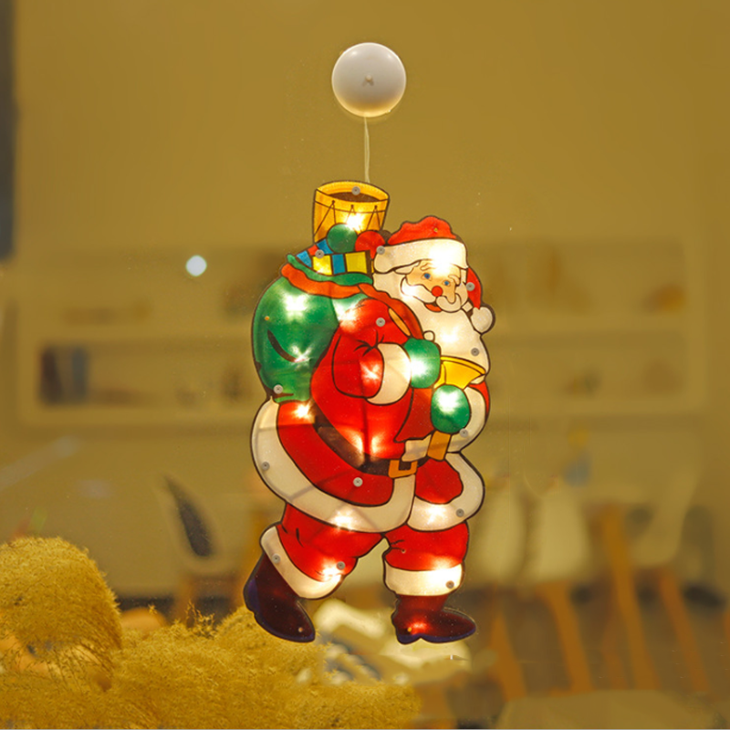 Weihnachts-Lichterkette Silhouette Batteriebetrieben Warmweiß 23