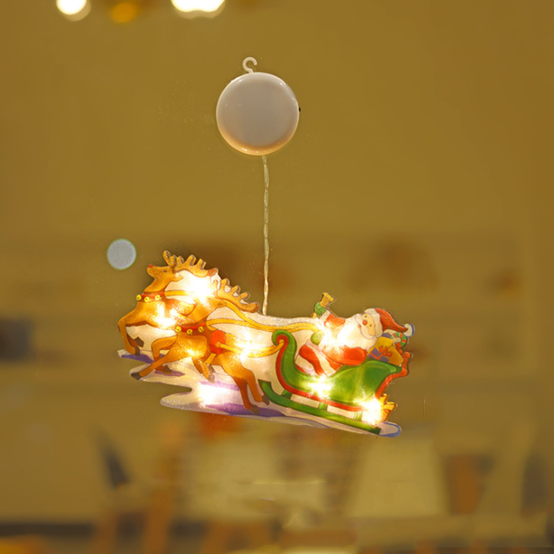 Weihnachts-Lichterkette Silhouette Batteriebetrieben Warmweiß 21