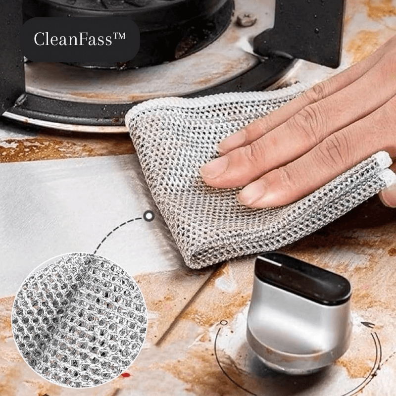 CleanFass™ Set - Doppelwäscher aus Edelstahl (10 Stück)