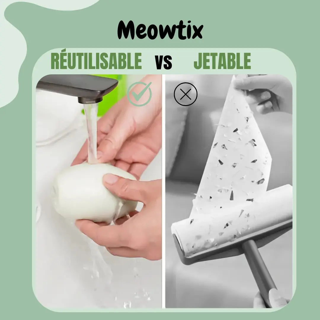 MeowStick™ – Wiederverwendbarer Fusselroller