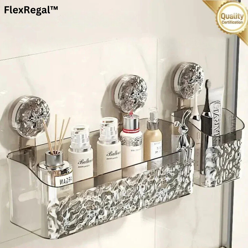 CrystalRegal™ – Bohrfreie Badezimmer-Organizer