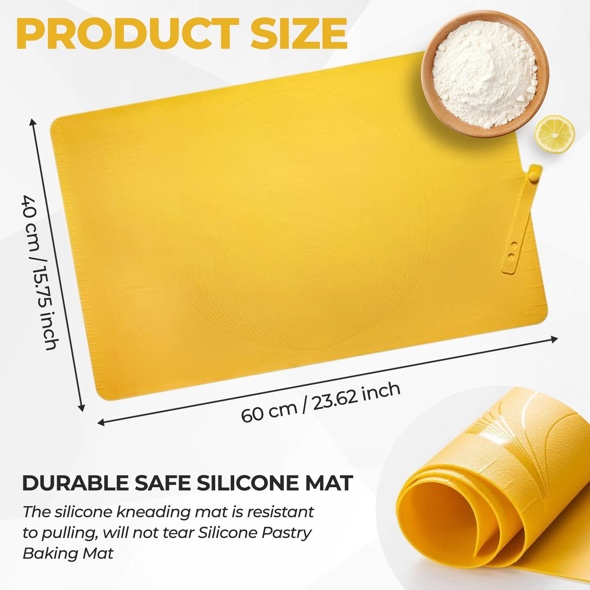 KitchPad™ – Extra große Silikon-Backmatte