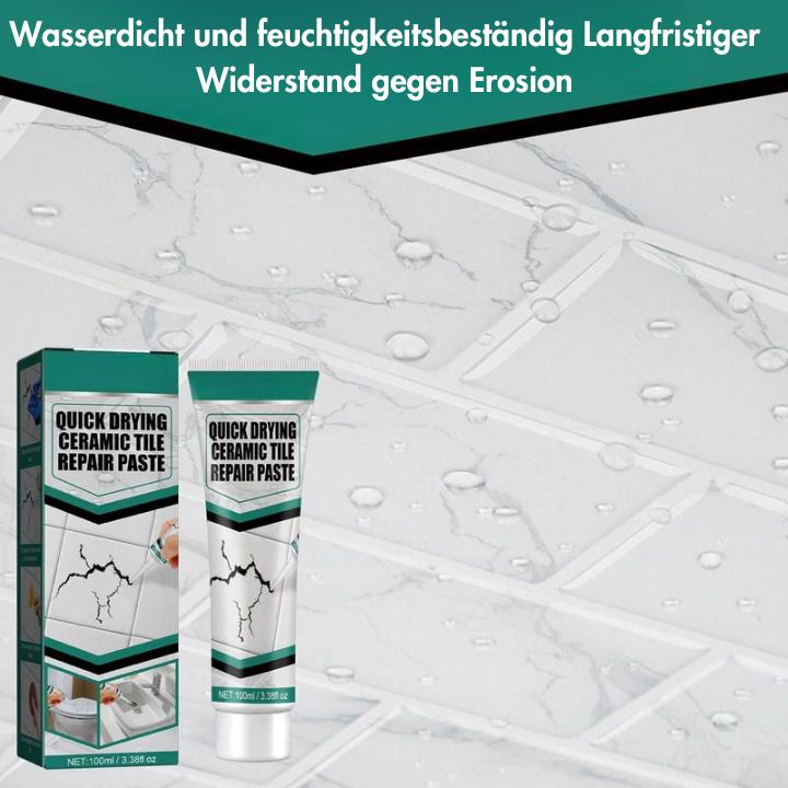 Keramy™ - Schnell trocknende Reparaturpaste für Keramikfliesen