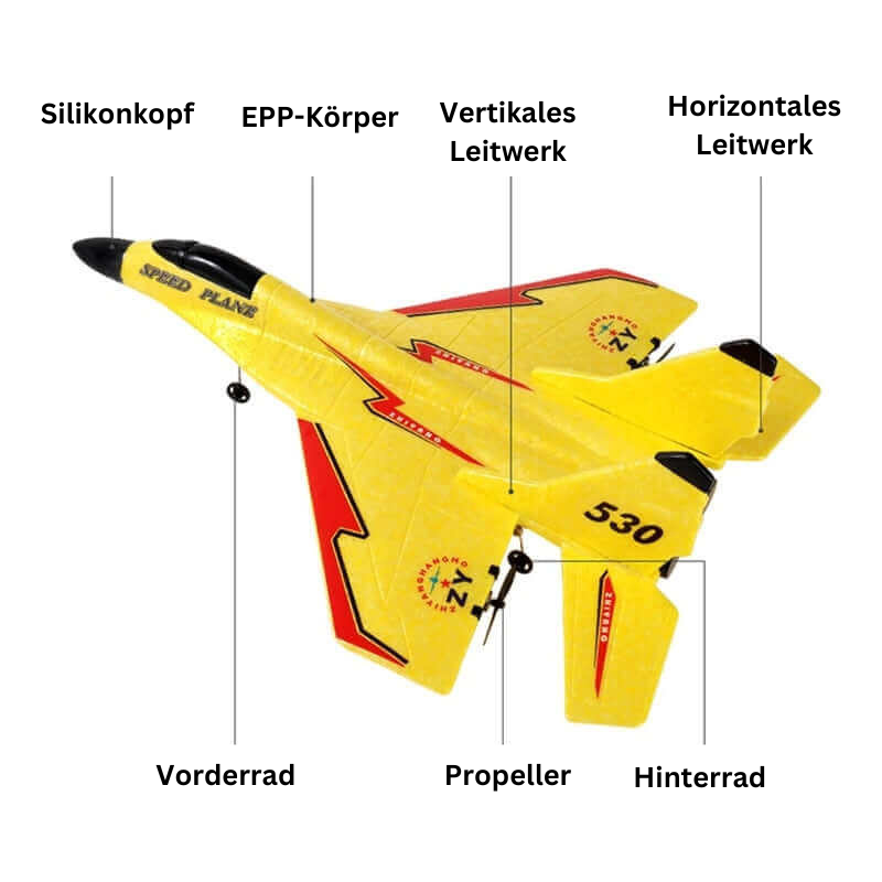 FlyFast™ – 2.4G Glider RC Drone 530 für Kinder