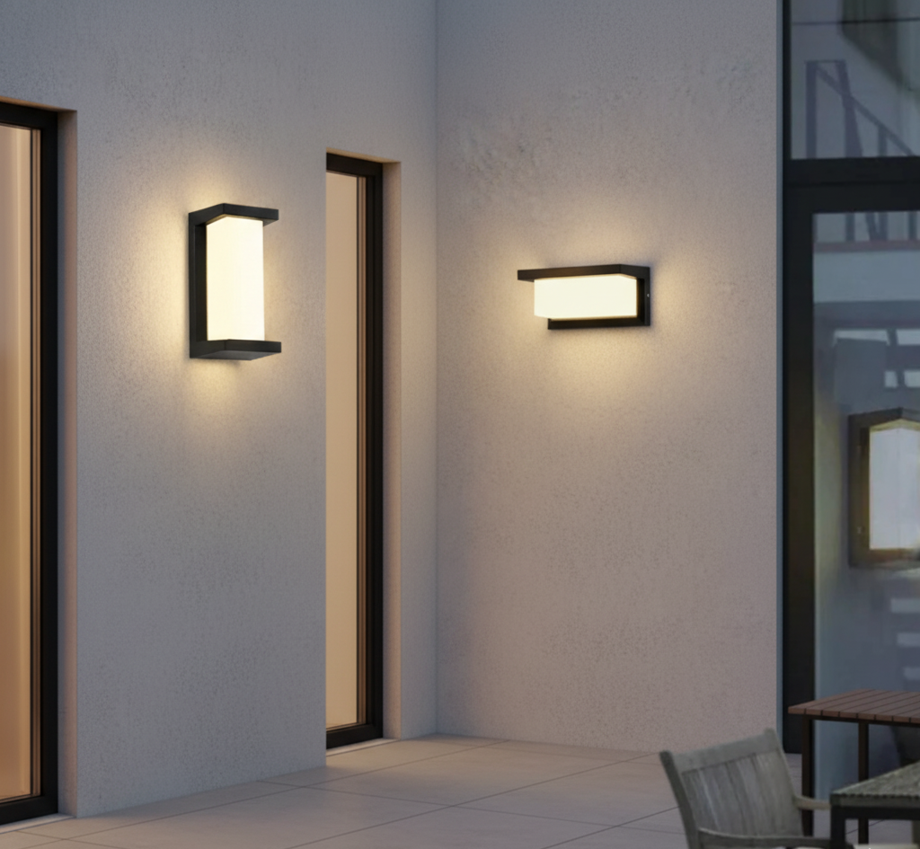 Außenwandleuchte mit Bewegungssensor | Kunststoff, 12,5 × 26 cm | LED 3000K, IP65 Wetterfest, 220V, Wandmontage 2