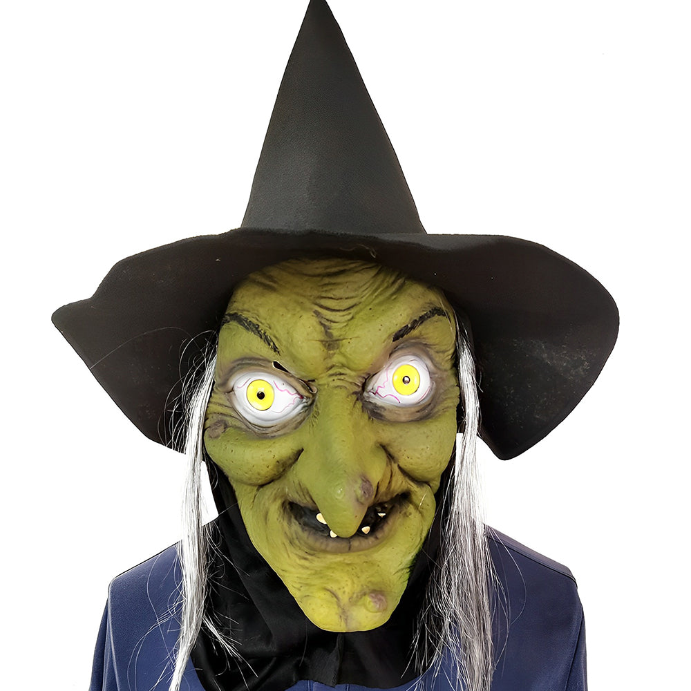 Latex-Vollkopfmaske für Halloween | Mehrere Charakterstile, beweglicher Mund | 100% Naturlatex, atmungsaktiv und elastisch 26