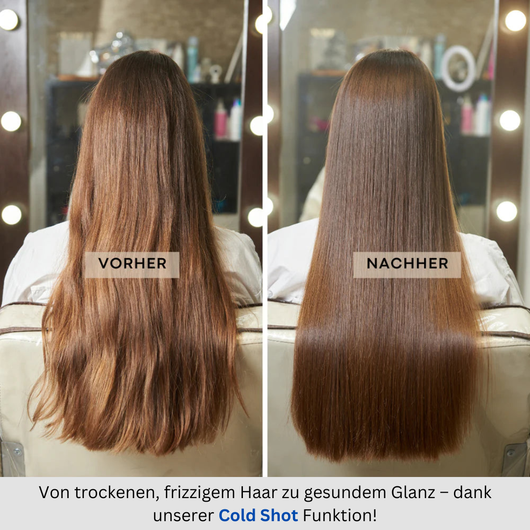 Haarglätter | Elektrisches Styling-Gerät mit Griff und Ein/Aus-Schalter | Für glattes Haar im Alltag zuhause und unterwegs 6