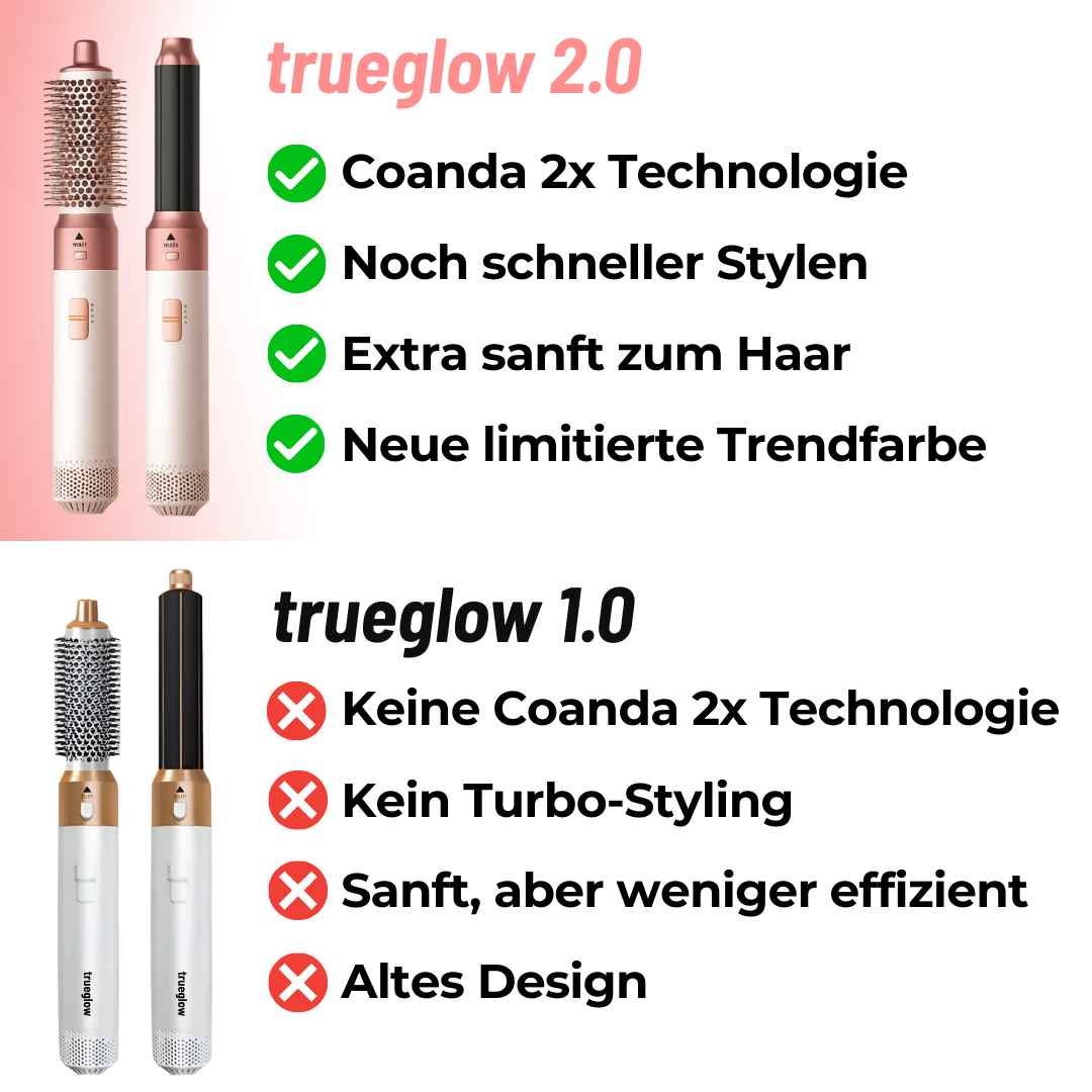 5 in 1 Haarstyler trueglow | 5 Funktionen in einem Gerät für individuelles Styling im Alltag | Limitierte Sonderedition 3