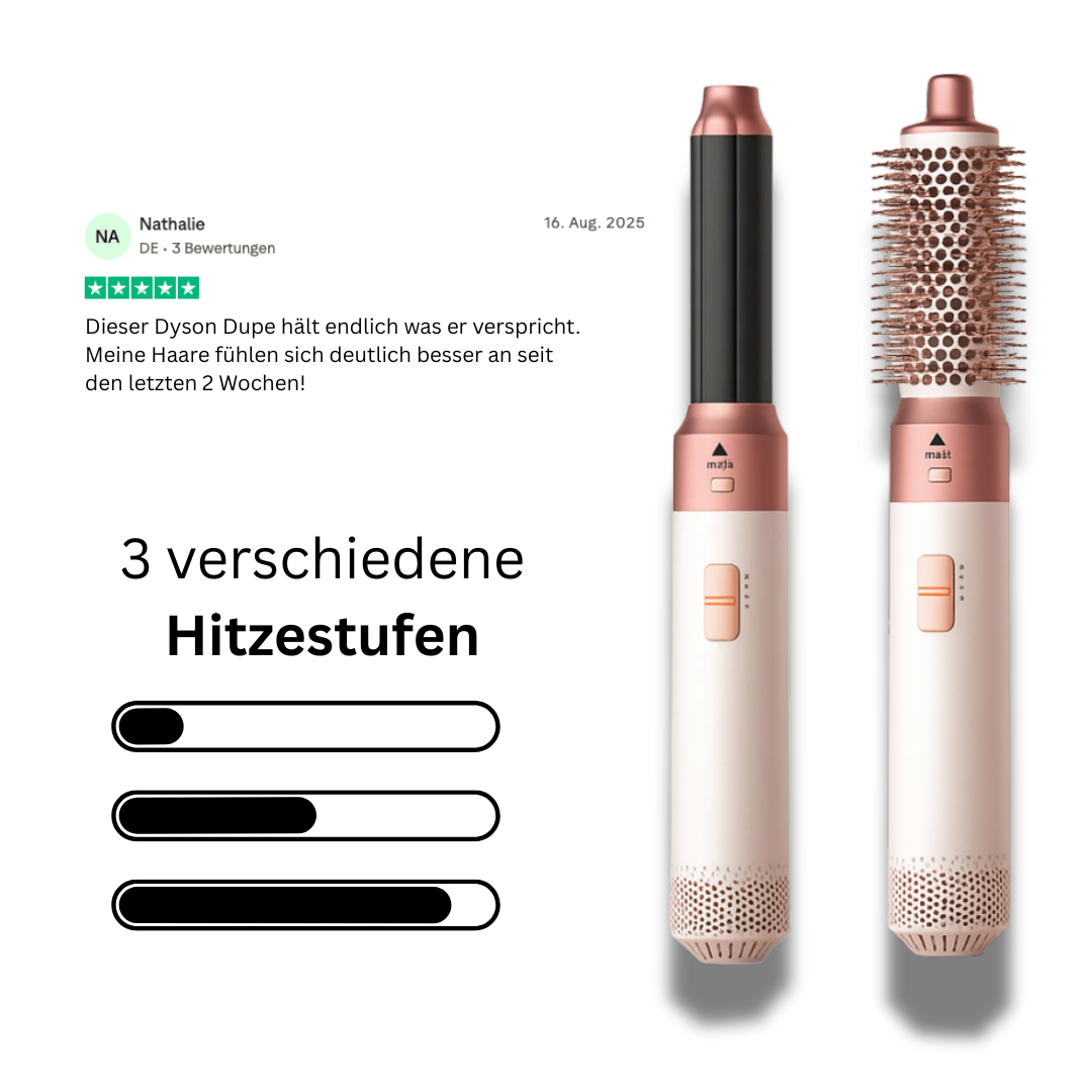 5 in 1 Haarstyler trueglow | 5 Funktionen in einem Gerät für individuelles Styling im Alltag | Limitierte Sonderedition 7