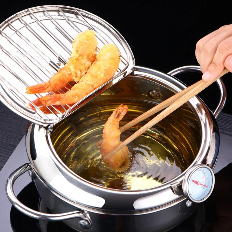 MasterFryer™ - Frittierpfanne mit Thermometer