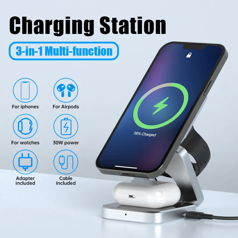 ChargerPro™ - Faltbare 3-in-1-Ladestation