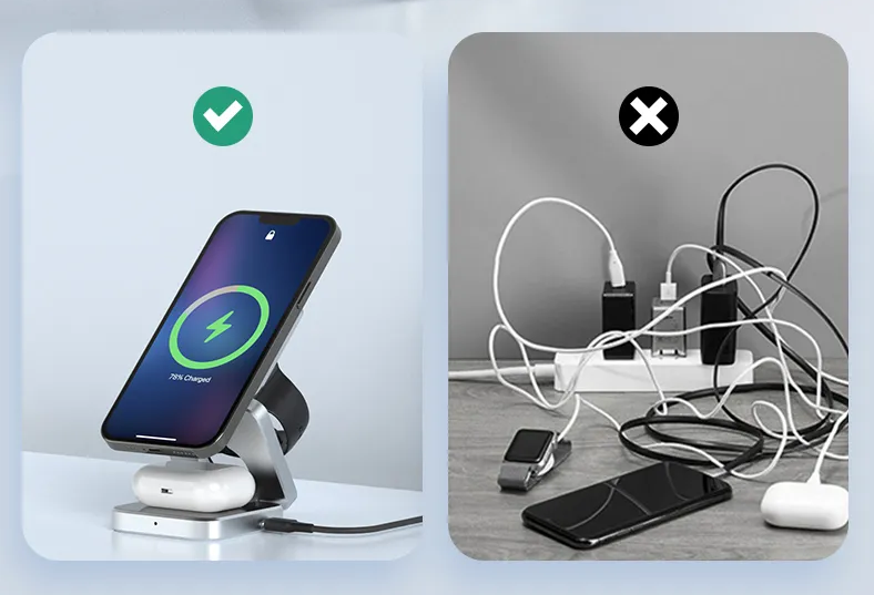 ChargerPro™ - Faltbare 3-in-1-Ladestation