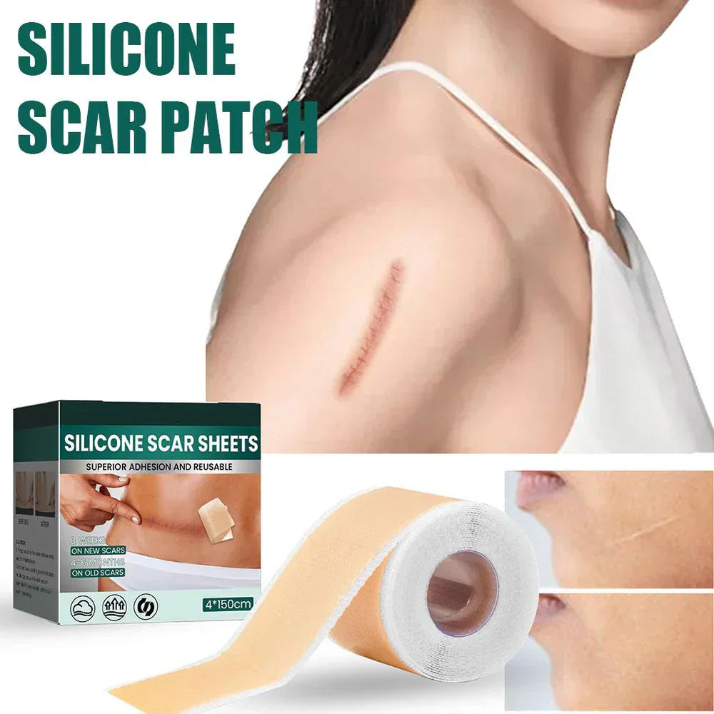 1+1 Gratis | GlowScar™ – Silikon-Narbenentfernungsfolien