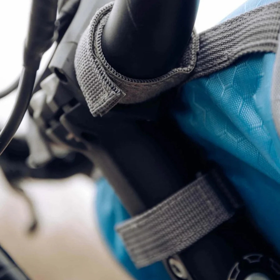 Lenkertasche Fahrrad Wasserdicht | Touchscreen-Fach für Smartphone-Navigation | Klettverschluss, passt auf jeden Lenker 14