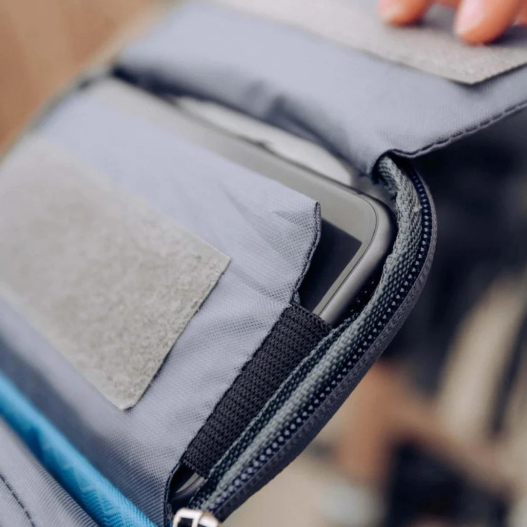 Lenkertasche Fahrrad Wasserdicht | Touchscreen-Fach für Smartphone-Navigation | Klettverschluss, passt auf jeden Lenker 15