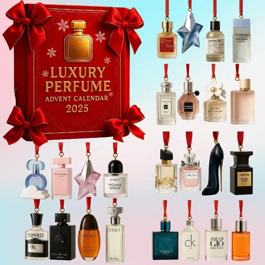 Parfum Adventskalender 2025 | 24 Mini-Flakons Damen & Herren | Stilvolle Geschenkverpackung, Limitierte Edition 2