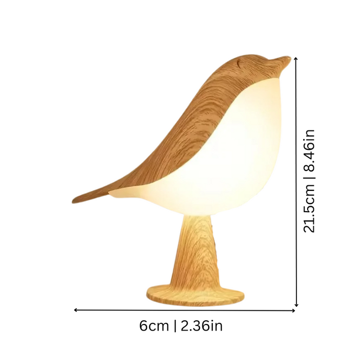 BirdyGlow™ – Von der Natur inspirierte wiederaufladbare Vogel-Lampe