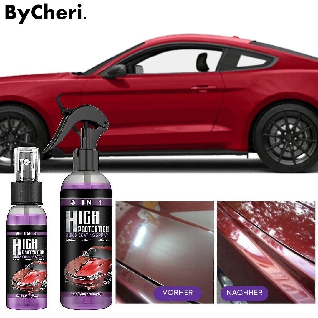 1+1 Gratis | 3-in-1 CarSpray - Reinigt, restauriert und schützt Ihr Auto!