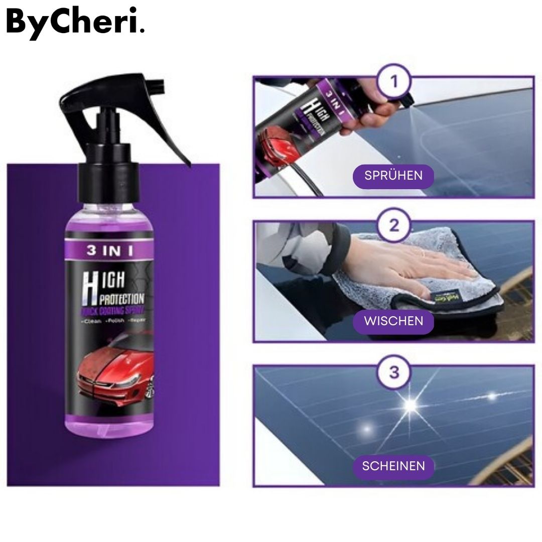1+1 Gratis | 3-in-1 CarSpray - Reinigt, restauriert und schützt Ihr Auto!