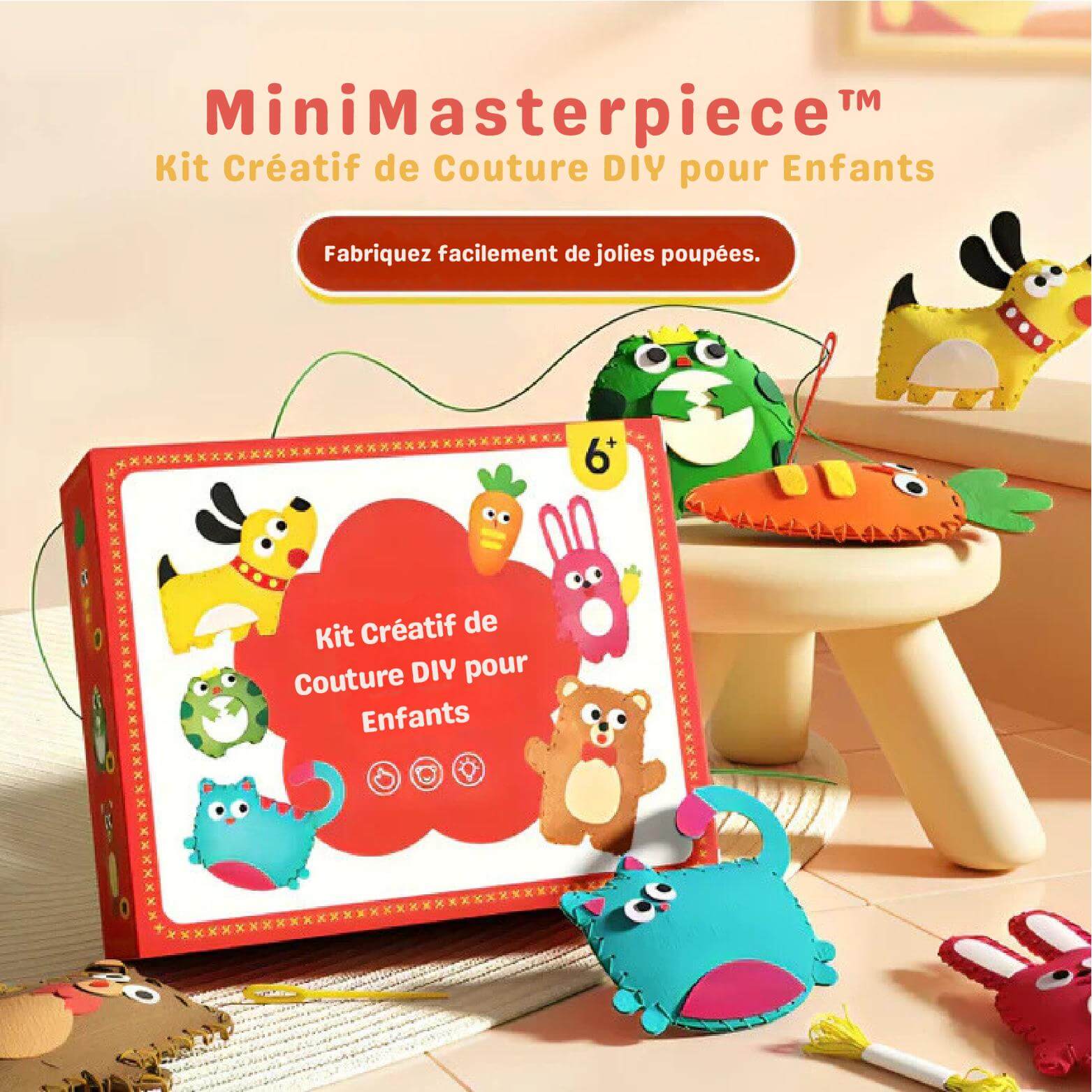 MiniDesigner™ – DIY-Kreativ-Nähset für Kinder
