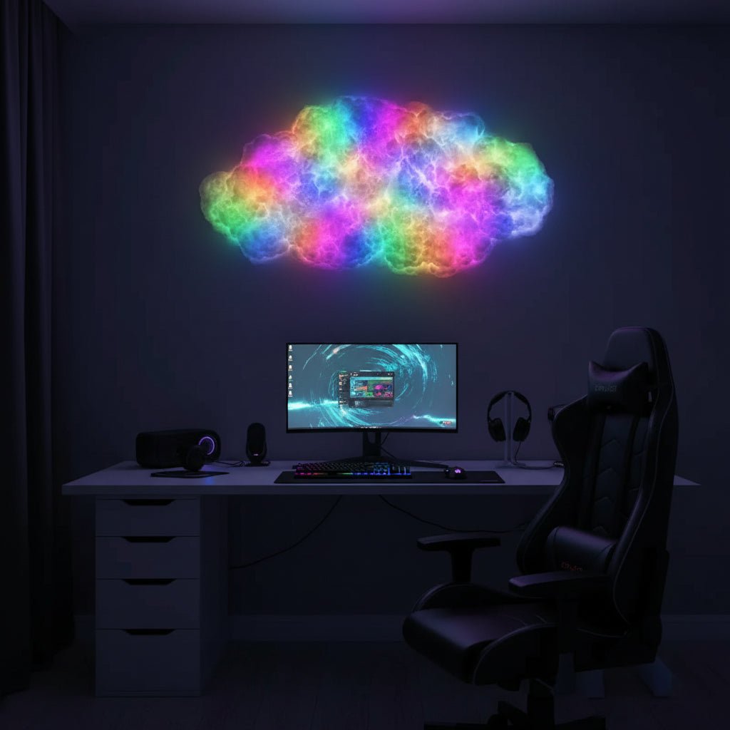 LED-Wolkenlampe musikreaktiv USB-betrieben dekorativ mit App-Steuerung