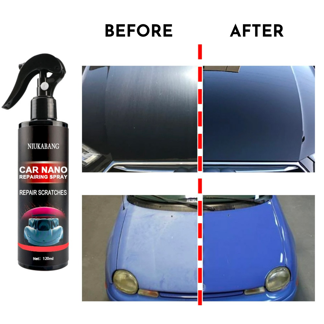 1+1 Gratis | NanoSpray - Entfernung von Kratzern am Auto