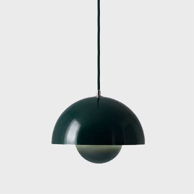 Halbkugel Pendelleuchte Metall | Nordisches Kuppel Design mit E27 Fassung | Gleichmäßiges Licht für Wohn- und Essbereich 17