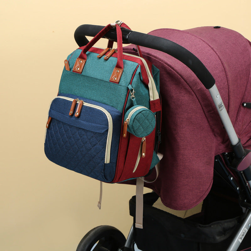 Wickelrucksack Damen | 2in1 mit Wickelbett 2