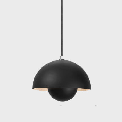 Halbkugel Pendelleuchte Metall | Nordisches Kuppel Design mit E27 Fassung | Gleichmäßiges Licht für Wohn- und Essbereich 13