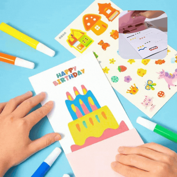 BuddyArt™ – Kreatives Schabemalkasten-Set