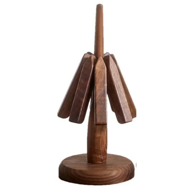 TableTree™ - Kunstvolles Tischset aus Nussbaumholz