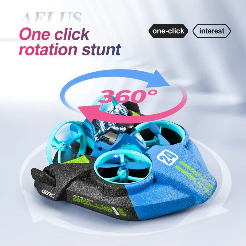 3-in-1 RC Drone Hovercraft  Water Land Air Vehicle - Product detail 5