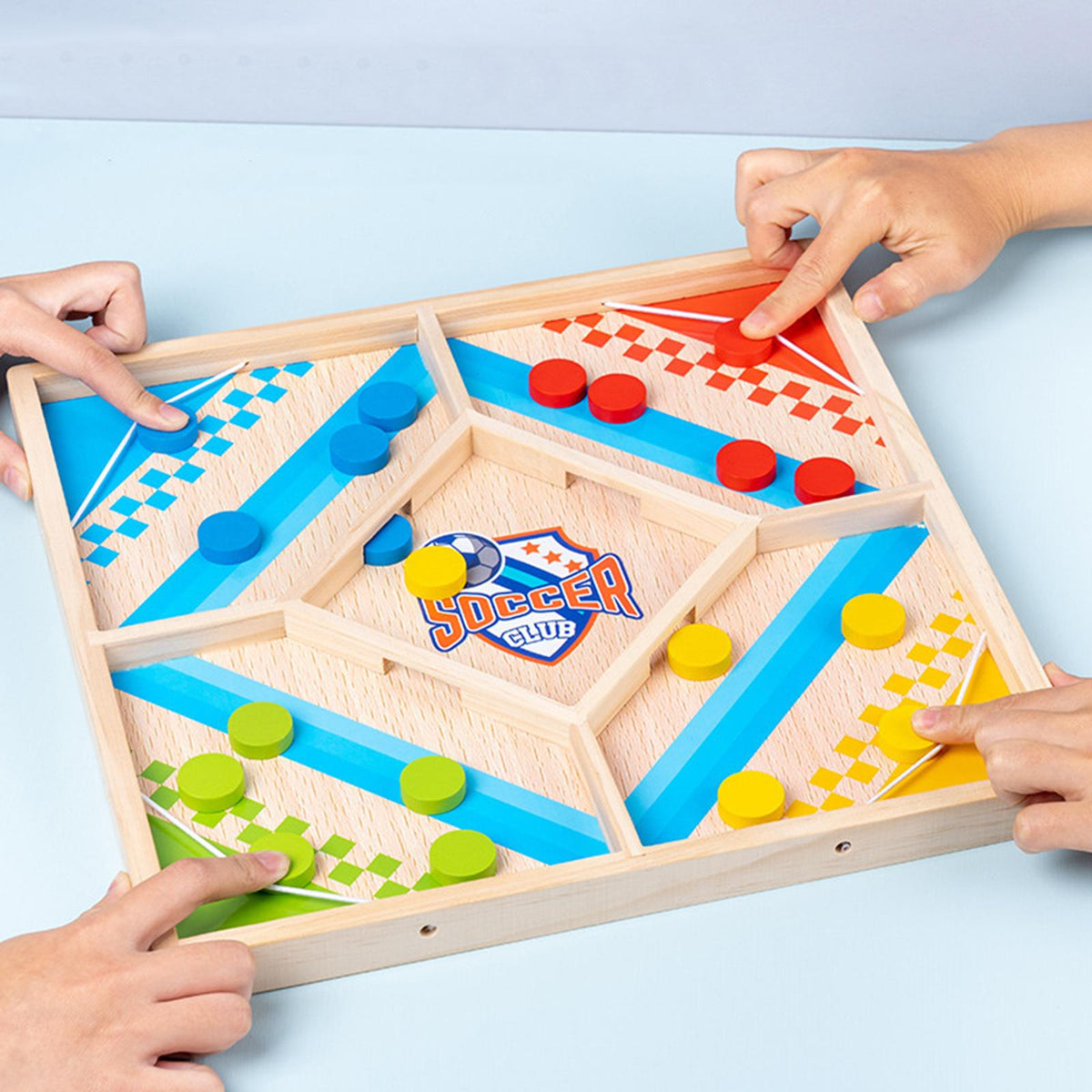 2in1 Lernspielset Damen Chinesisches Damespiel Flugzeug-Schach