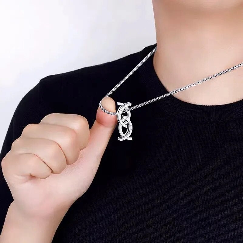 1+1 Gratis | CoupleRing™ – Der Halskettenanhänger und Ring der ewigen Liebe