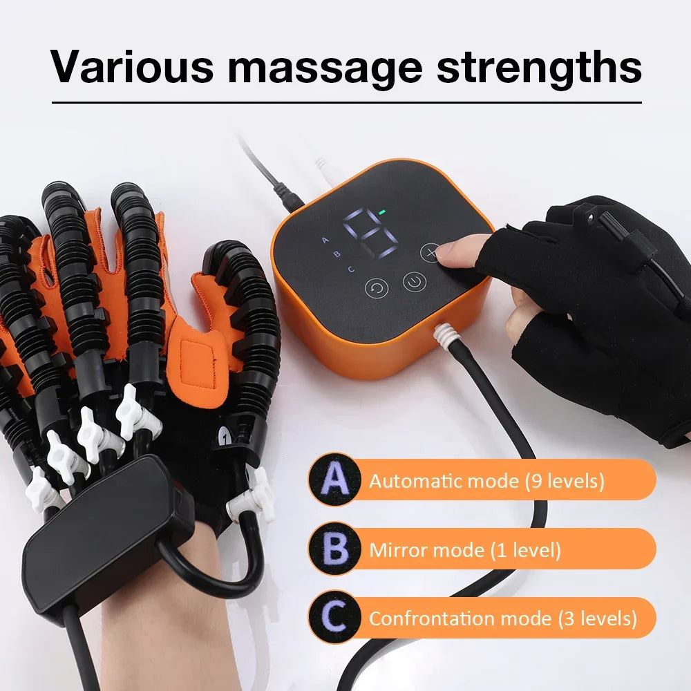 Elektrischer Rehabilitationshandschuh Damen Vibration Kompression