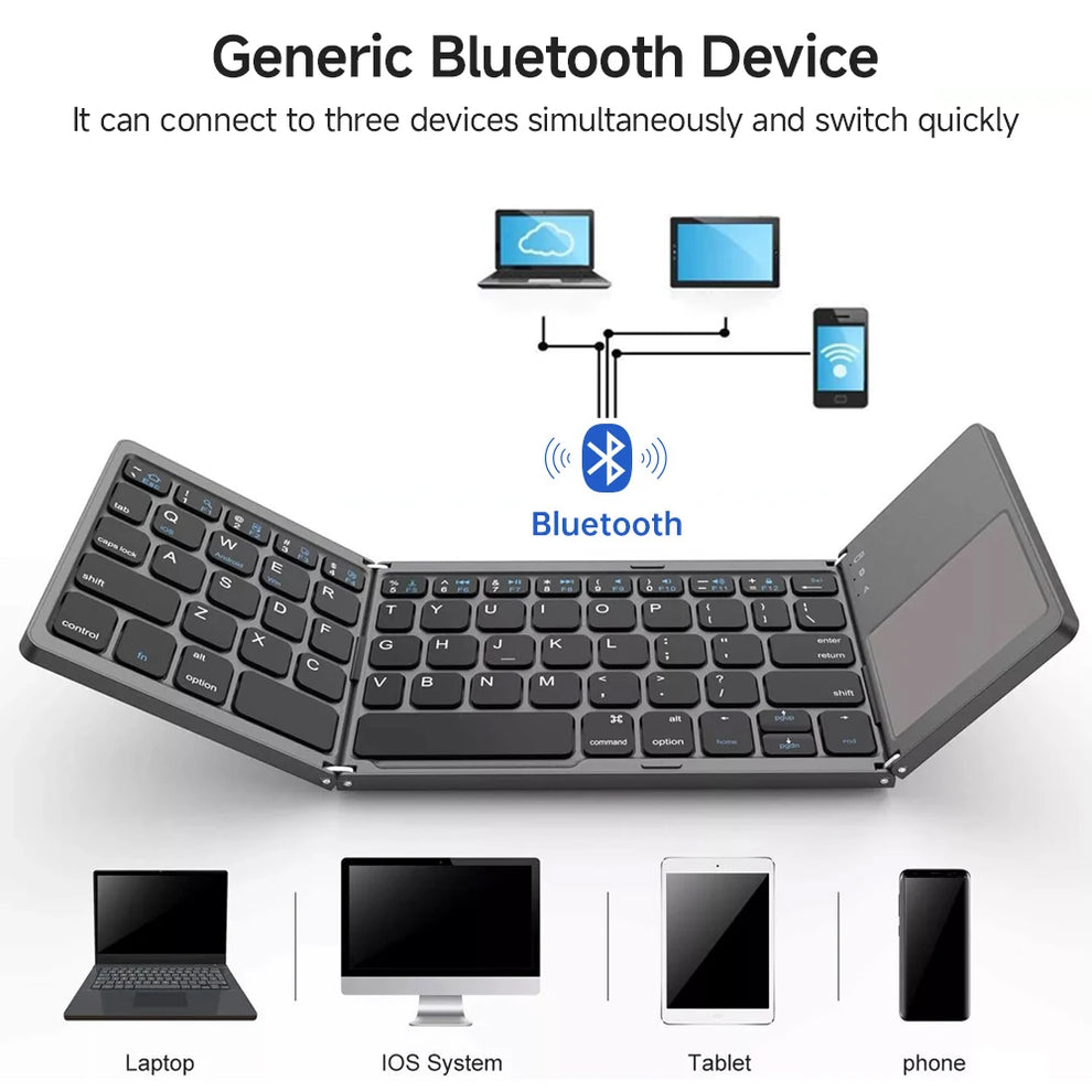 KeyPorta™ – Ultrakompakte tragbare Tastatur