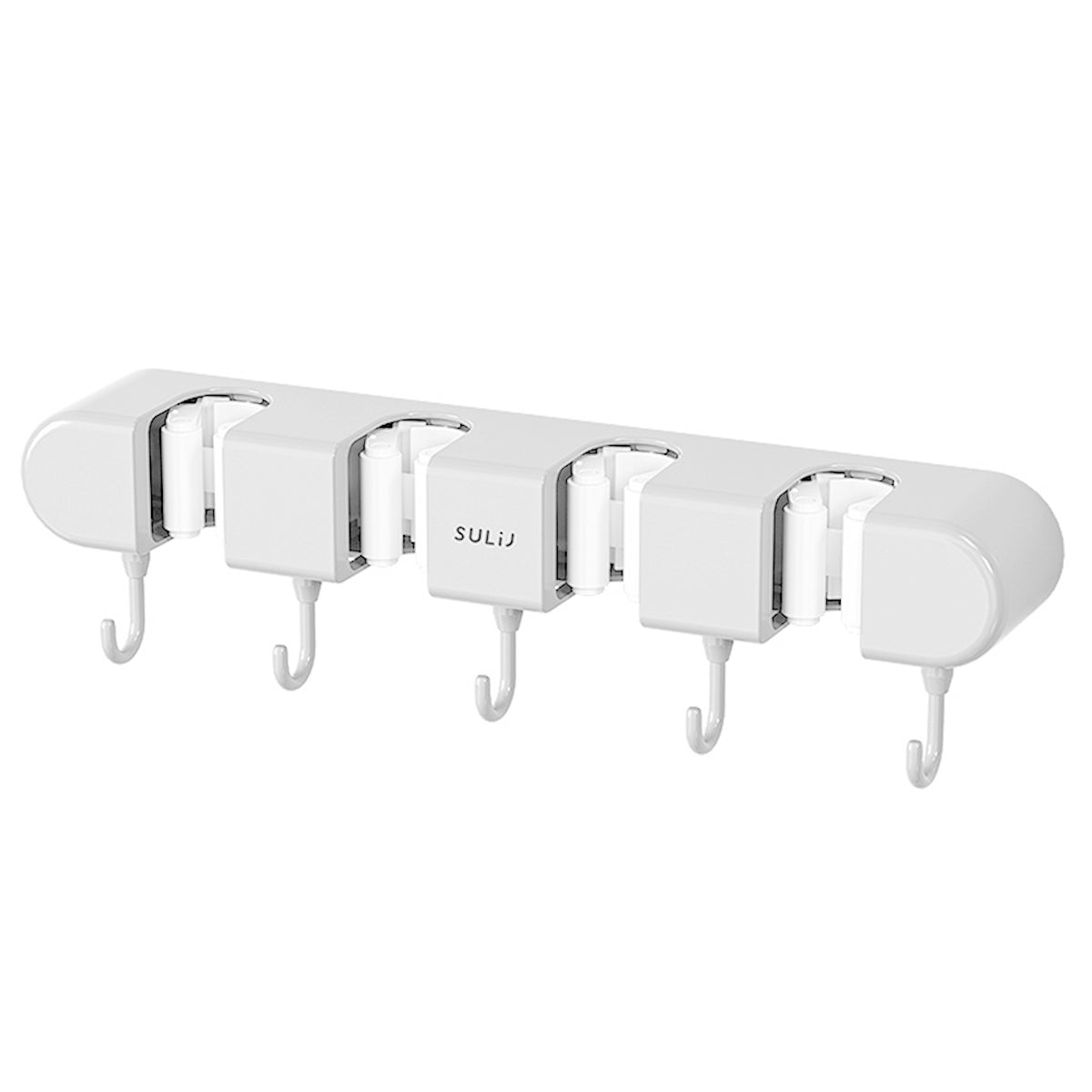 HoldSafeBar™ – Wandmontierter Mopp- und Besenhalter mit Haken