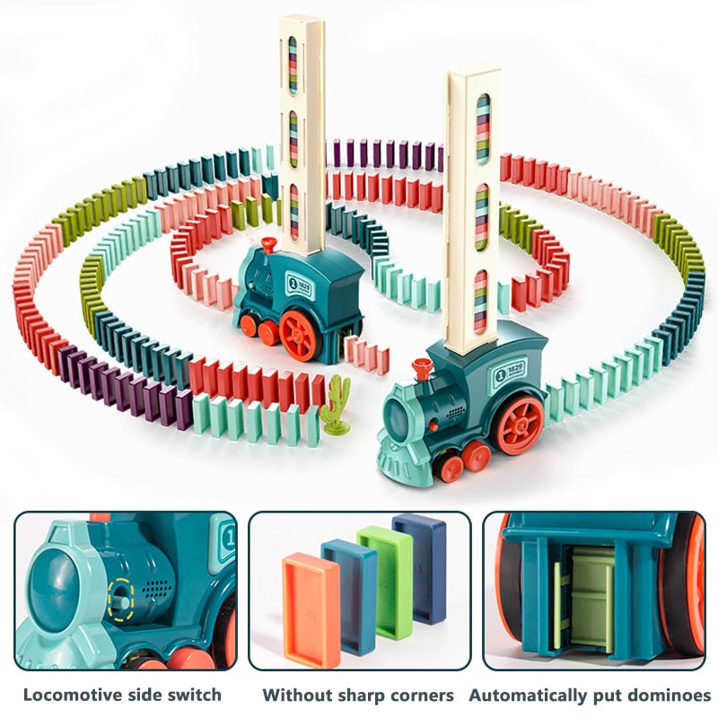 DominoTrain™ - Zug-Domino Set